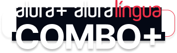 O como+ é a junção do alura+ e o alura lingua